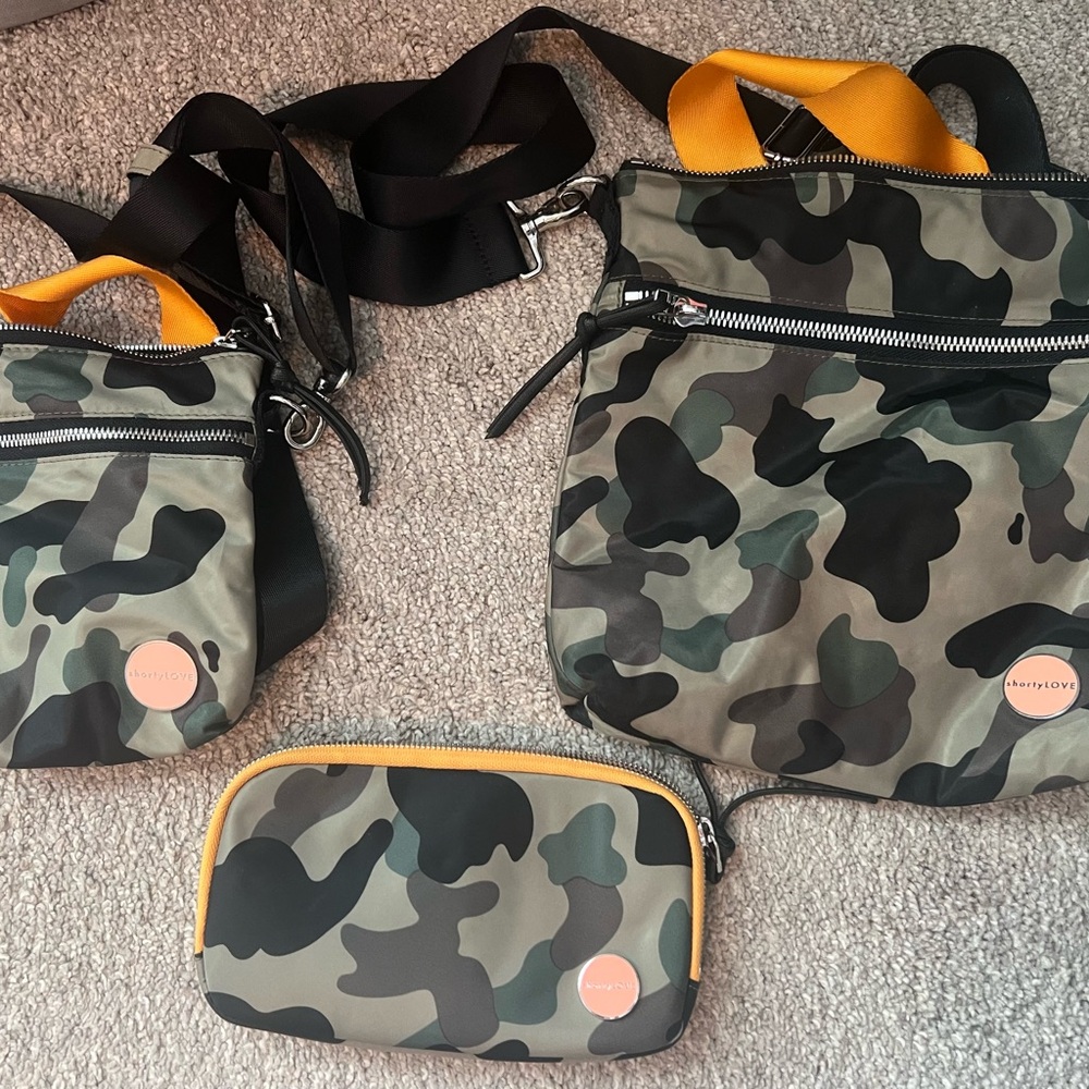 Camouflage Crossbody Bag Set
